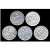 Image 1 : GREAT BRITAIN Crowns 1887-1892. A Lot of 5 Victorian Coins