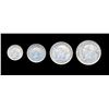 Image 2 : GREAT BRITAIN Maundy Set 1882 4 Coin Set Prooflike