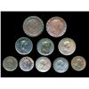 Image 2 : GREAT BRITAIN 1797-1806. A Group of 10 Copper Coins Fine-Very Fine