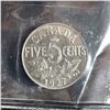 Image 1 : CANADA 5 Cents 1927 George V ICCS Mint State 65