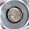 Image 1 : CANADA 5 Cents 1929 George V PCGS Mint State