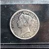 Image 2 : CANADA 10 Cents 1893 Round Top Victoria CCCS Fine
