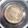 Image 2 : CANADA 25 Cents 1889 Closed 9 Victoria CCCS Mint State