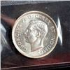 Image 2 : CANADA 25 Cents 1947 Dot George VI CCCS Mint State