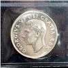 Image 2 : CANADA 50 Cents 1949 ND George VI CCCS Mint State