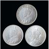 Image 2 : CANADA $1.00 1935-1936. A Trio of George V Dollars Extra Fine-Unc