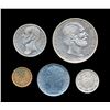 Image 2 : EUROPE 1848-1956. A Group of 4 Countries 5 Coins Fine-Extra Fine
