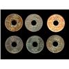 Image 2 : HONG KONG Mil 1866. A Lot of 6 Coins Very Fine-Unc