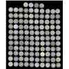 Image 1 : HONG KONG 1866-1904. A Lot of 114 10Â¢ Coin Fine-Very Fine