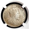Image 2 : HONG KONG 50 Cents 1905 Edward VII NGC Almost Uncirculated