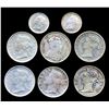 Image 2 : HONG KONG 1885-1902. A Lot of 8 Better Silver Coins, Fine-Extra Fine