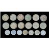 Image 1 : STRAITS SETTLEMENTS 5 Cents 1889-1935. A Lot of 19 Coins Very Good-Very Fine