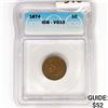 Image 1 : 1874 Indian Head Cent ICG VG10