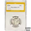 Image 1 : 1930 Standing Liberty Quarter PGA MS63 FH