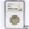 Image 1 : 1964-D Washington Silver Quarter NGC MS67