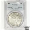 Image 1 : 1887 Morgan Silver Dollar PCGS MS64