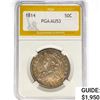 Image 1 : 1814 Capped Bust Half Dollar PGA AU53
