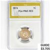 Image 1 : 1874 Indian Head Cent PGA PR65 RED
