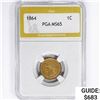 Image 1 : 1864 Indian Head Cent PGA MS65