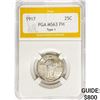 Image 1 : 1917 Standing Liberty Quarter PGA MS63 FH Type 1
