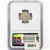 Image 2 : 1866 Nickel Three Cent NGC MS62