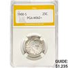 Image 1 : 1900-S Barber Quarter PGA MS62+