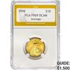 Image 1 : 1998 $10 1/4oz. American Gold Eagle PGA PR69 DCAM