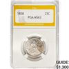 Image 1 : 1858 Seated Liberty Quarter PGA MS63