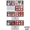 Image 1 : 2005-2008 US SILV Proof Sets [35 Coins]