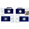 Image 1 : 1992-2003 US Proof SILV Coin Sets [4 Coins]