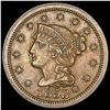 Image 1 : 1853 Braided Hair Large Cent CLOSELY UNCIRCULATED