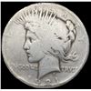 Image 1 : 1921 Silver Peace Dollar NICELY CIRCULATED