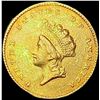 Image 1 : 1854 Rare Gold Dollar CLOSELY UNCIRCULATED