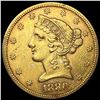 Image 1 : 1880-S $5 Gold Half Eagle CLOSELY UNCIRCULATED