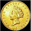 Image 1 : 1855 Rare Gold Dollar LIGHTLY CIRCULATED