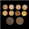 Image 2 : [10] Varied US Cents (1840, 1846, (3) 1909, 1919,
