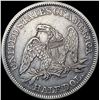 Image 2 : 1857 Seated Liberty Half Dollar CLOSELY UNCIRCULAT