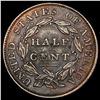 Image 2 : 1834 Classic Head Half Cent CLOSELY UNCIRCULATED