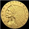 Image 1 : 1909 $2.50 Gold Quarter Eagle CLOSELY UNCIRCULATED