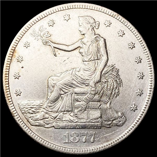 1877-S Silver Trade Dollar CLOSELY UNCIRCULATED