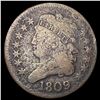 Image 1 : 1809 Classic Head Half Cent NICELY CIRCULATED