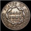 Image 2 : 1828 13 Stars C-1 Classic Head Half Cent LIGHTLY C