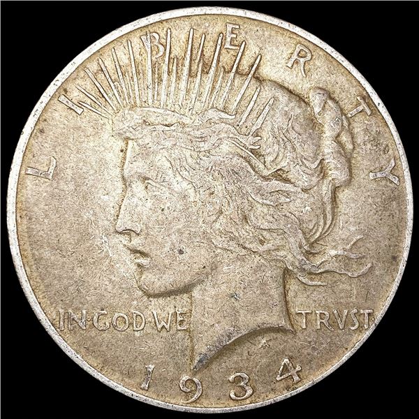 1934-D Silver Peace Dollar LIGHTLY CIRCULATED