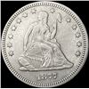 Image 1 : 1877 Seated Liberty Quarter CLOSELY UNCIRCULATED