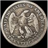 Image 2 : 1875-CC Twenty Cent Piece NICELY CIRCULATED