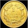 Image 2 : 1854 Rare Gold Dollar CLOSELY UNCIRCULATED