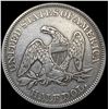Image 2 : 1854 Arws Seated Liberty Half Dollar ABOUT UNCIRCU