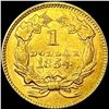 Image 2 : 1854 Rare Gold Dollar CLOSELY UNCIRCULATED