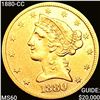 Image 1 : 1880-CC $5 Gold Half Eagle LIGHTLY CIRCULATED