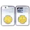 Image 2 : [2] 2023 G.B £100 1oz. Gold NGC MS69 Q&K OBV394th